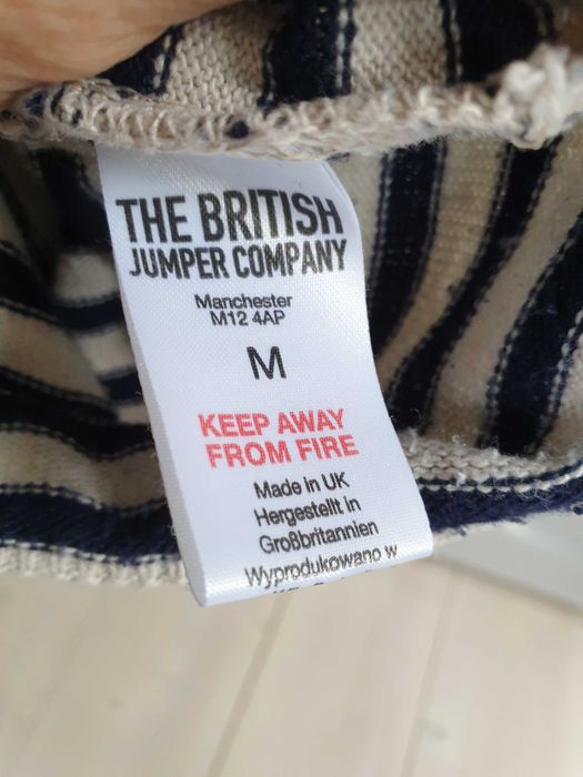 Bluzka sweter w paski The British Jumper Company M 38