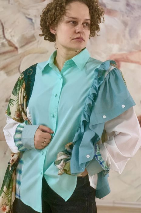 Жіноча сорочка на довгий рукав