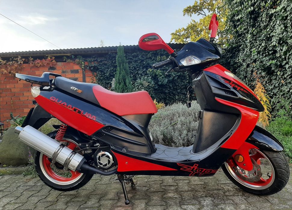 Jak nowy skuter Zipp Quantum 125cc 4t 2008r 1wł 1916km na GAŹNIKU