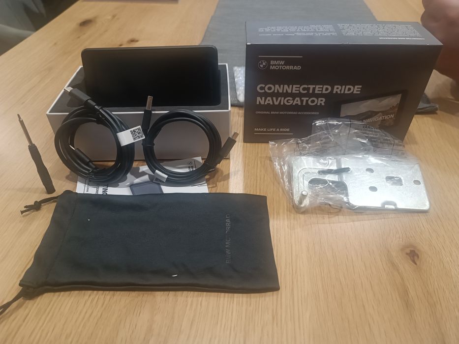 GPS BMW Connected Ride Navigator - NOVO, com Acessórios