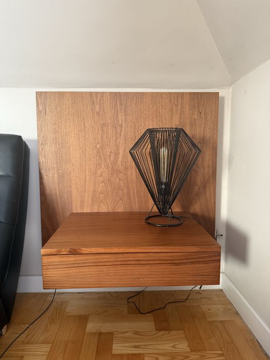 Szafka nocna  sypialnia Fornir Orzech Amerykañski szuflada