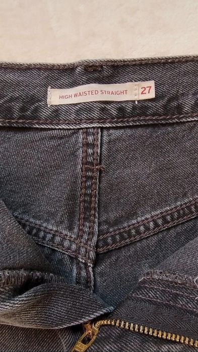 Oryginalne jeansy z wysokim stanem i szerszą nogawką, Levi's, 36