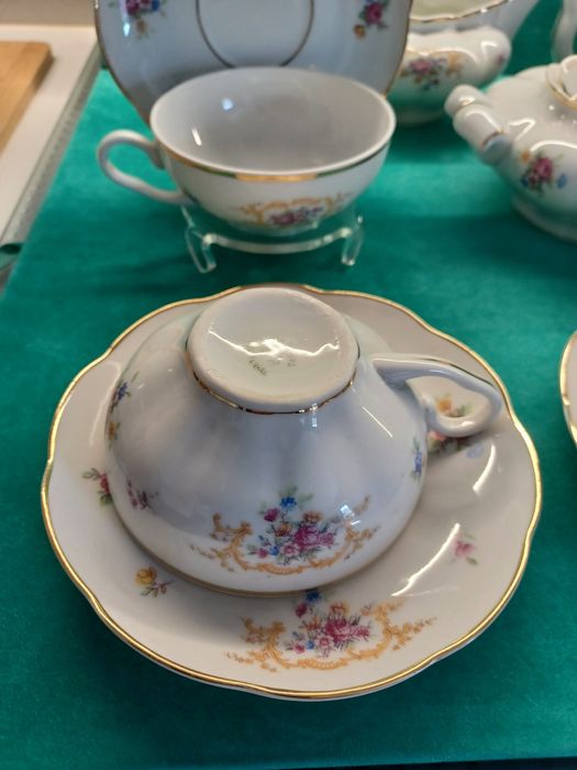 Serviço de chá porcelana coimbra