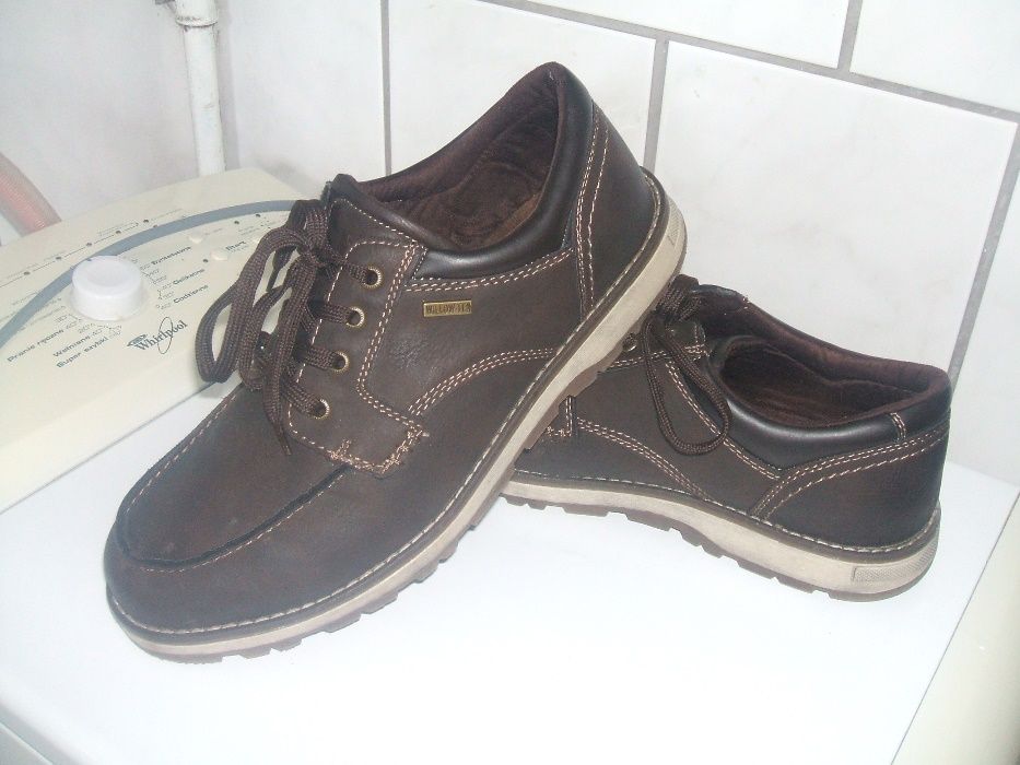 buty męskie skórzane nowe ! 45 półbuty pantofle