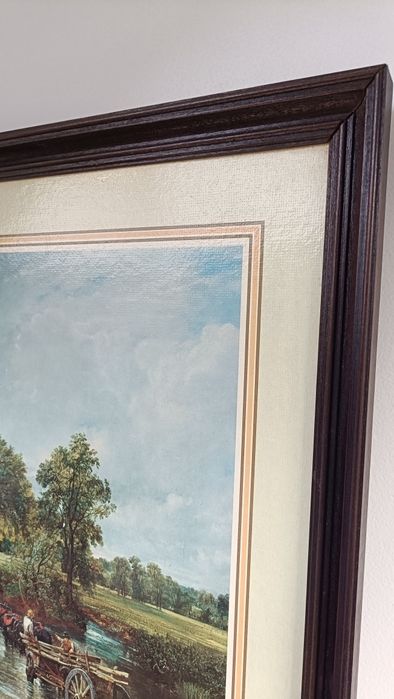 Reprodução de Pintura de John Constable, intitulada The Hay Wain