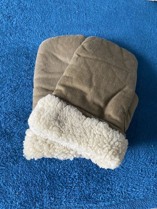 Зимові теплі брезентові рукавиці