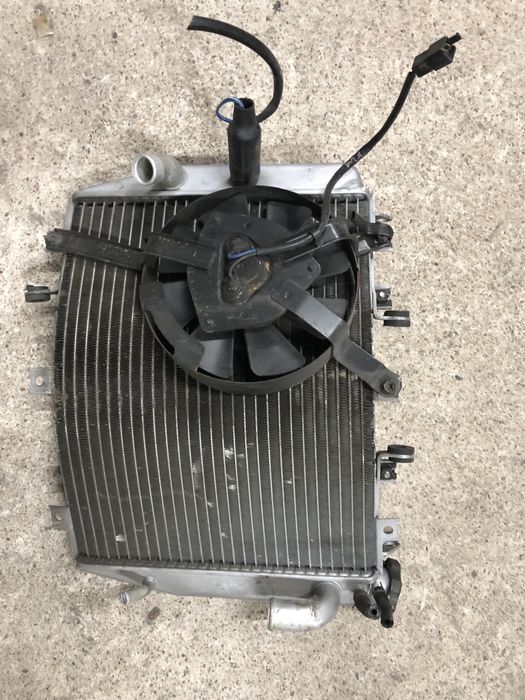 Kawasaki ZX6R 636 98 - 02 Chłodnica wody Wentylator Chłodnicy