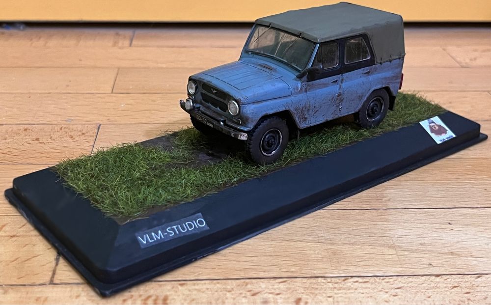 Масштабна модель 1:43 УАЗ 469, конверсія.
