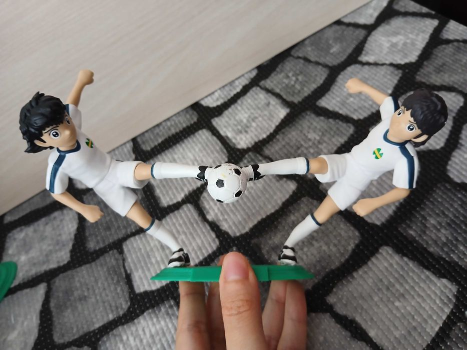 Peluches oliver benji oliver tsubasa futebol bonecos coleçao figuras altaya