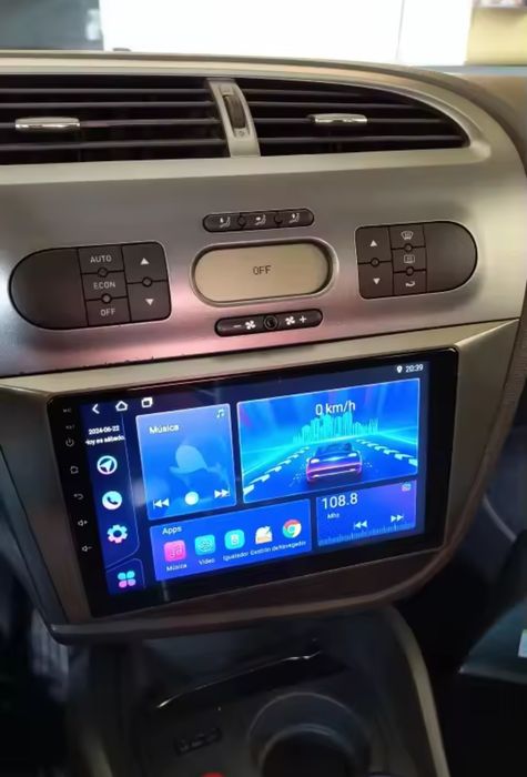 Radio Android 9" Seat Leon Mk2 4 GB RAM + 32 GB ROM + Carplay + GPS
