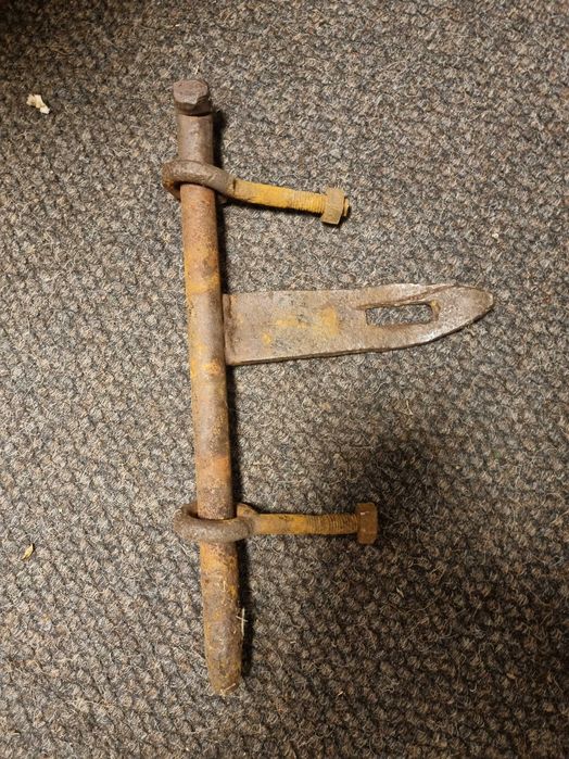 Zasuwa skobel do bramy drzwi ręcznie robiony ciężki