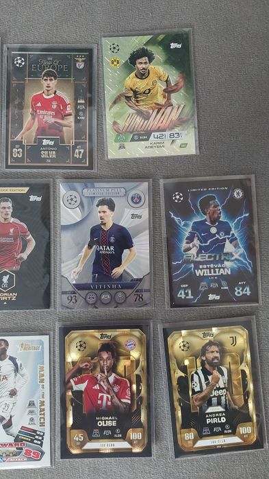 Karty specjalne topps match attax