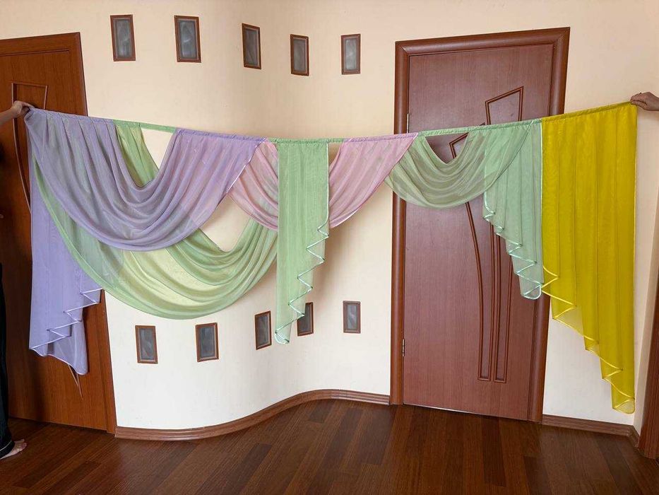 Продам штори, гардину та ламбрикен