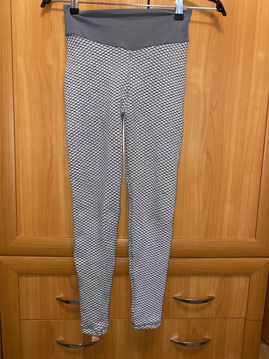 Лосины push up серые