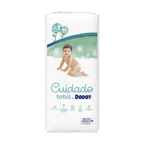Fraldas DODOT Cuidado Total TAM 1 e TAM 2 e TAM 3