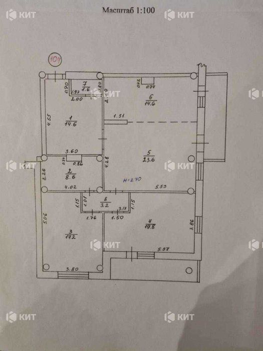 3к.107м2 Олексіївка (Алексеевка,ЖК Белогорская, м.Алексеевская) 128743