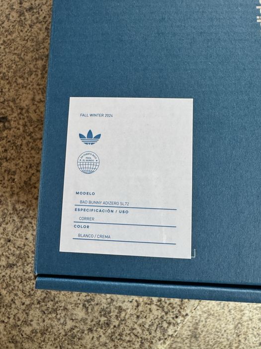 adidas Adizero SL 72 Bad Bunny Off White - 39 1/3