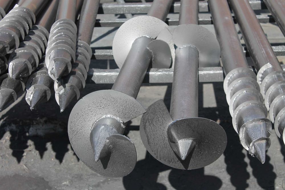 Винтовые сваи (гвинтові палі), геошурупы, фундамент, вкрутка