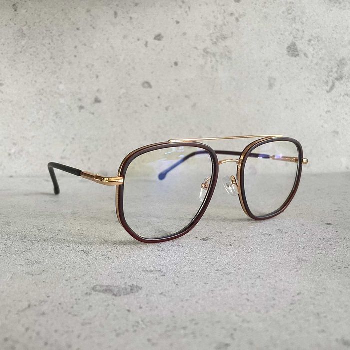 Stylowe okulary oprawki komputerowe, zerówki, anti blue light, unisex.