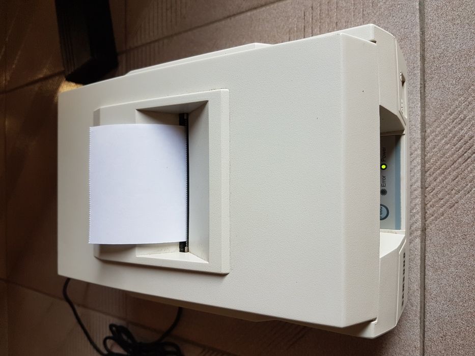 Impressora de talões com 100 rolos