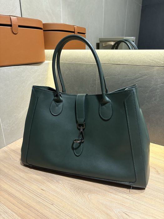 Сумка шкіряна Regina Note Dark Green