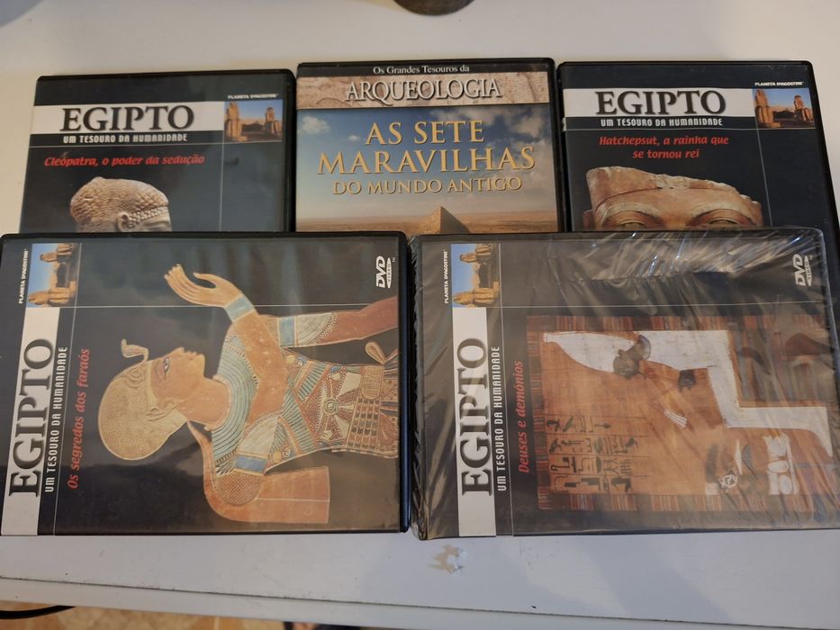 Coleção 30 dvds do egipto