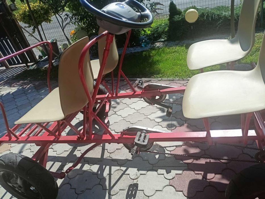 Rower 4 kolowy 4 osobowy rekreacyjny promocja