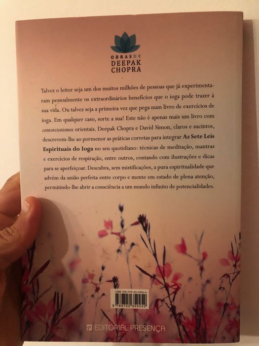 Livro "As Sete Leis Espirituais do Ioga" - Deepak Chopra