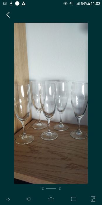 Lote de 21copos de pé