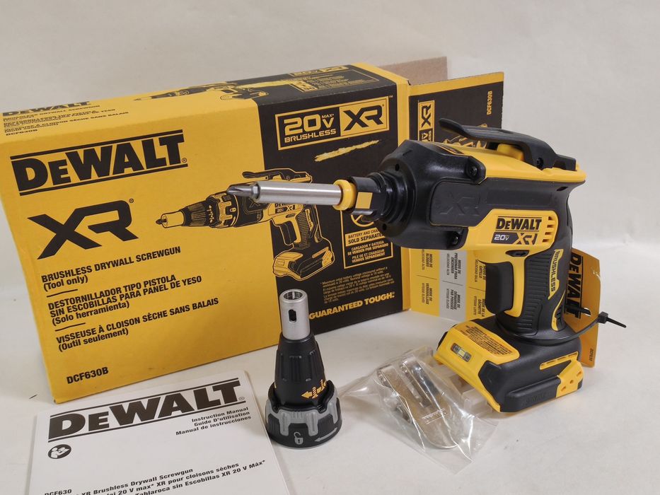 DeWALT DCF630b 20Vmax акумуляторний шуруповерт для гіпсокартону