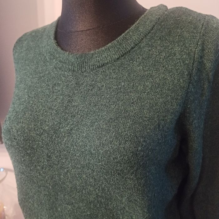 Sweter Vila butelkowa zieleń rozmiar L
