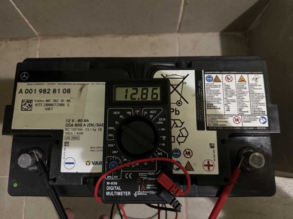 Акумулятор автомобільний 12V80AH, A0019828108