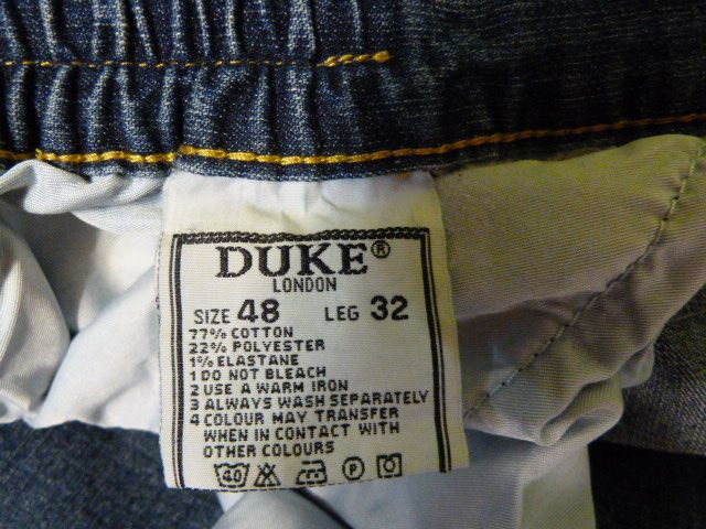 Джинсы лето стрейч 48/32 DUKE