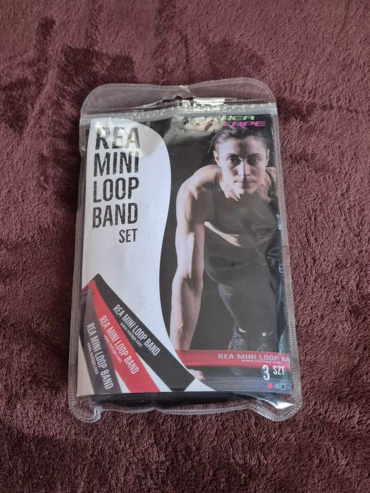 Zestaw Gum Taśmy Do Ćwiczeń Fitness Rea Band Set Rea Tape 3 Szt.