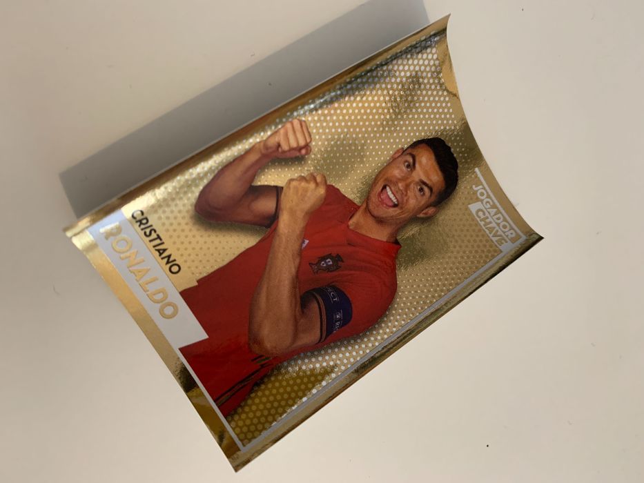 Cristiano Ronaldo - Cromo Dourado - Fome de Vencer | Continente 2022