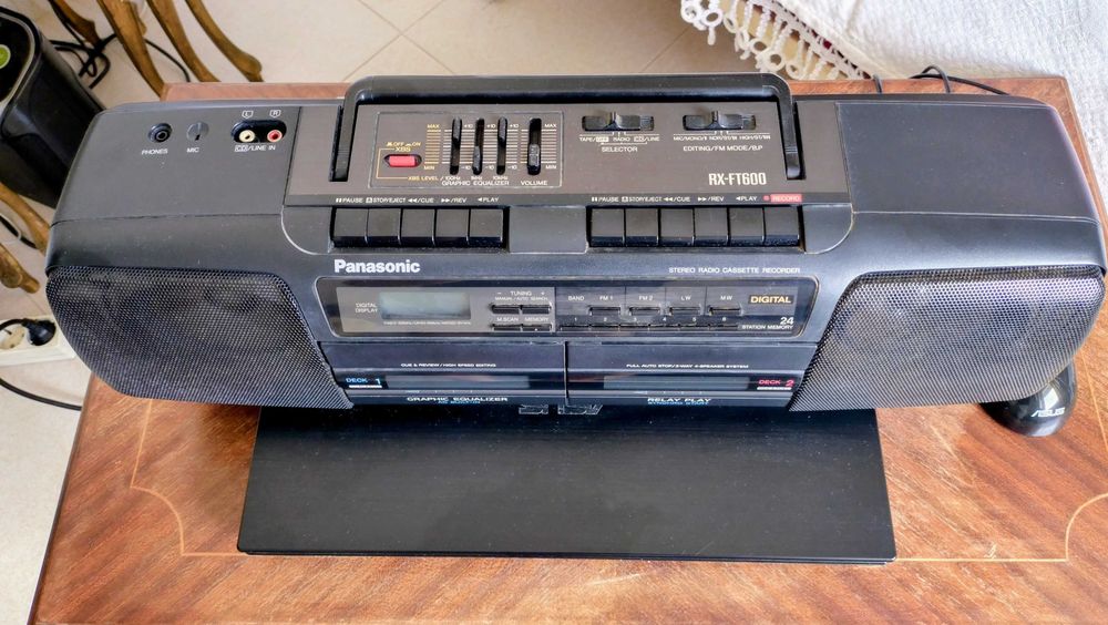 Radio Duplo deck K7 Boombox Panasonic RX-FT600
