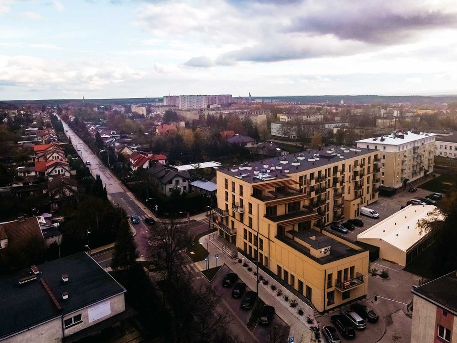 Starachowice centrum, Mieszkanie M2 z tarasem, Stan deweloperski, Nowy budynek - Widok 2