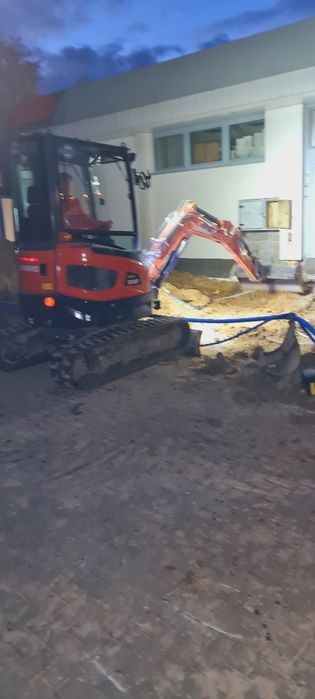 Usługi koparką minikoparką