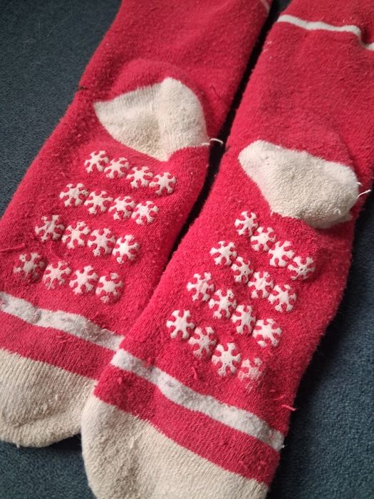 Ciepłe skarpetki antypoślizgowe 27-30 (2 pary)