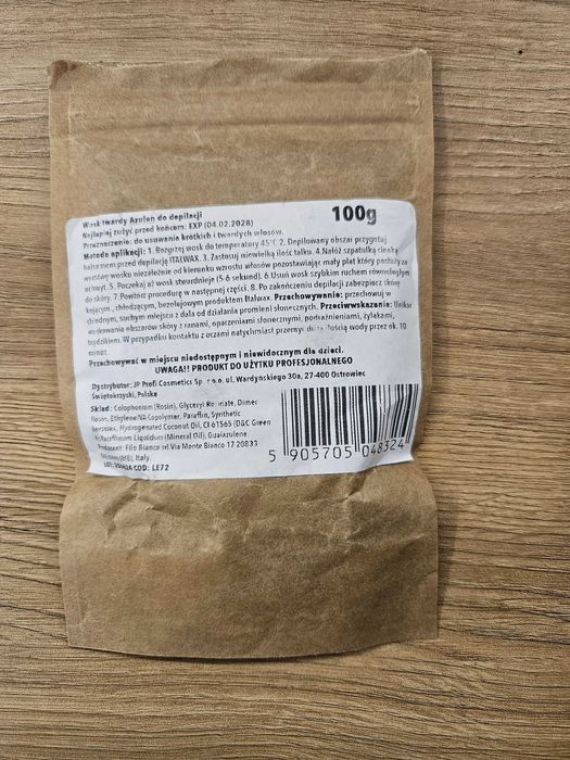 Wosk twardy do depilacji