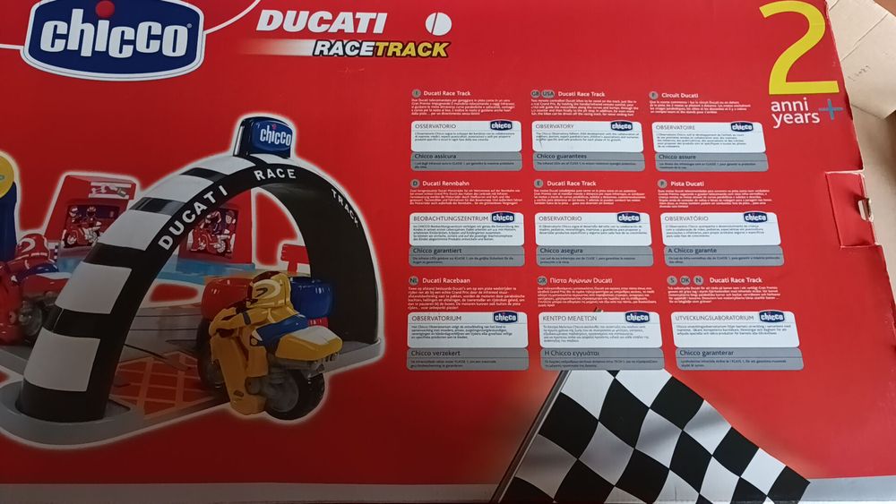 Pista motas Ducati Chicco maiores de 2 anos