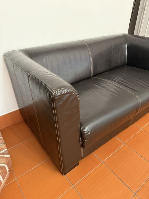 Sofa 2 lugares castanho