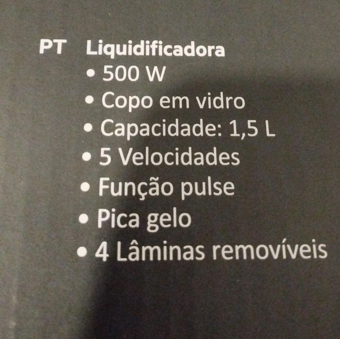 Liquidificador Becken copo de vidro (Novo)