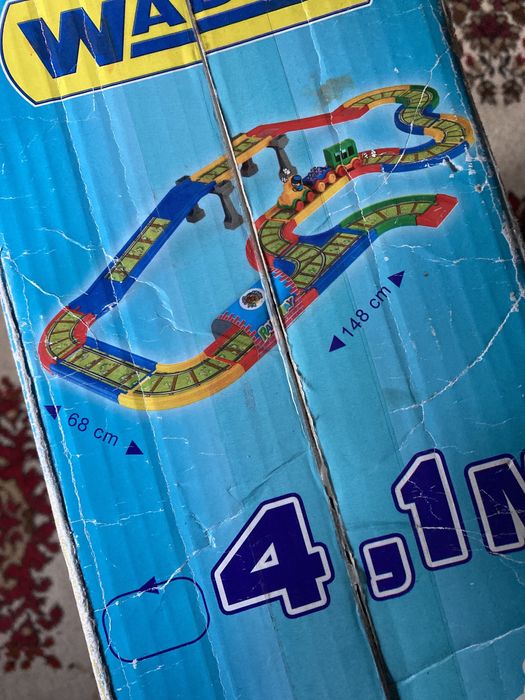 Залізнична дорога Wader, трек, 4 метри, 6 машинок