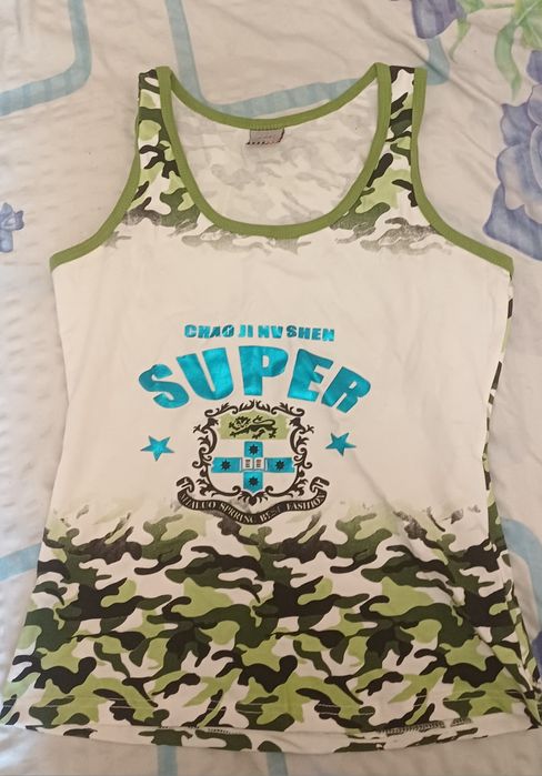 Майка камуфляжного кольору