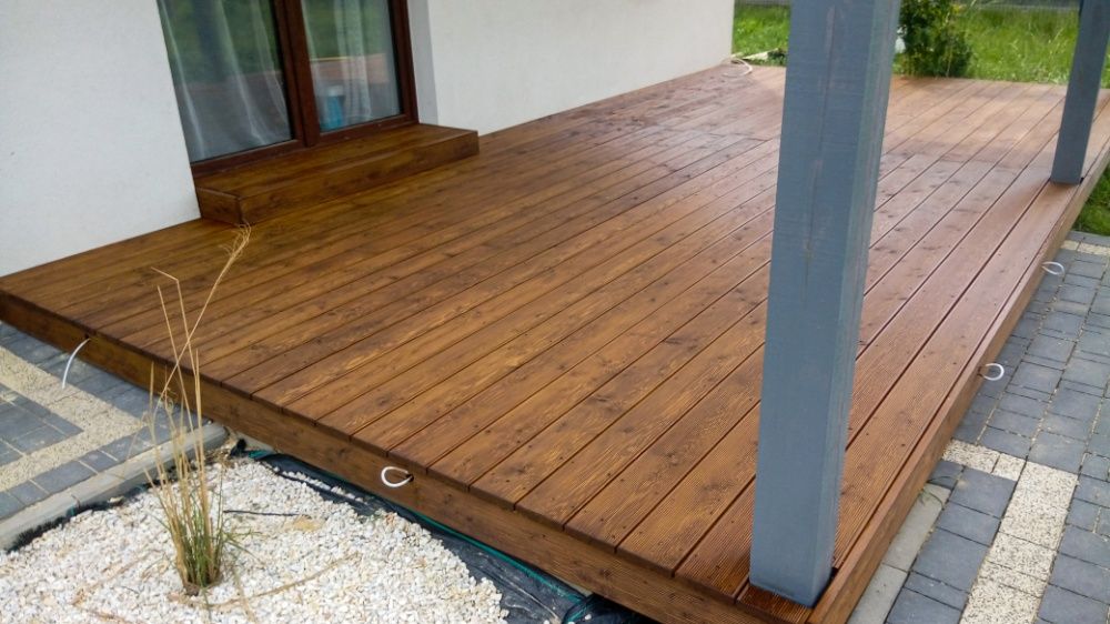 Deska tarasowa 28x150 mm modrzew europejski Szalówka deska elewacyjna