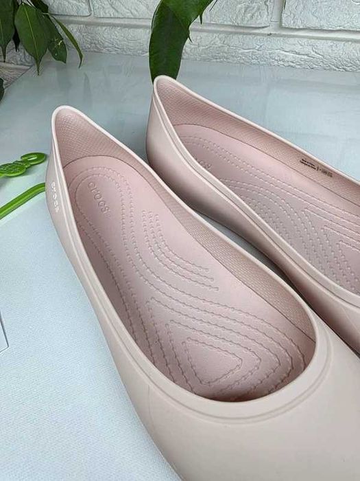 Baleriny crocs 38 39 w kolorze cielistym Crocsy baleriny 39