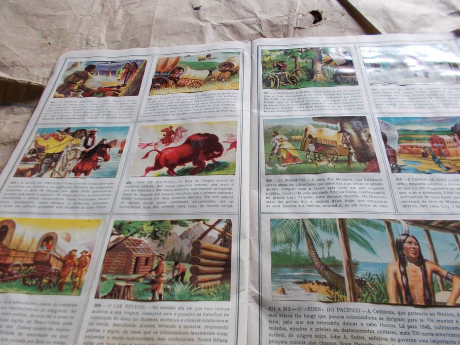 Conquista do  Oeste .250 cromos.