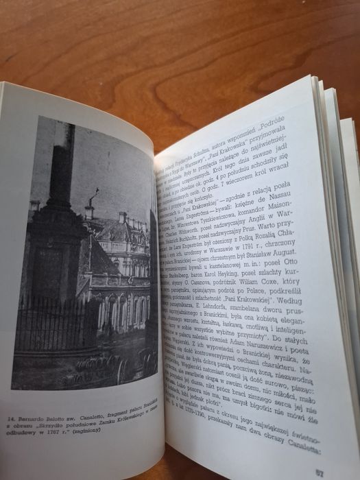 Seria 12 książek  Zabytki Warszawy PWN, Palac Sapiehów, Tyszkiewiczów,