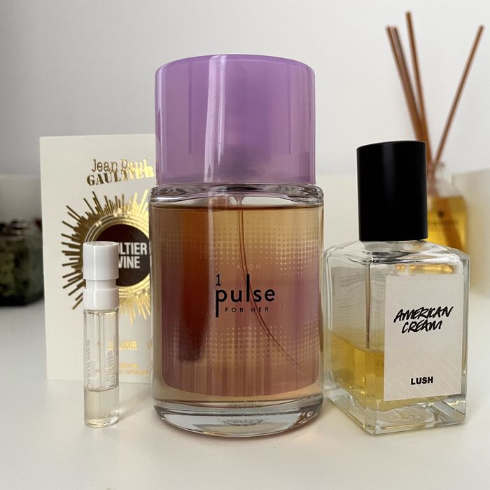 Zestaw perfum słodkich 1 Pulse for Her Avon, American Cream Lush